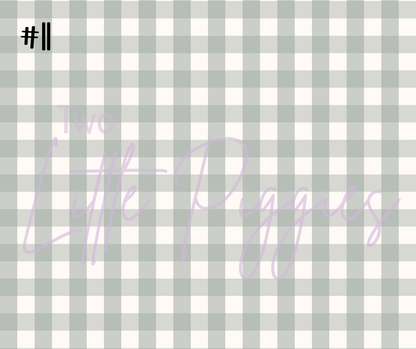 Printed Vinyl - Checkers - Fall