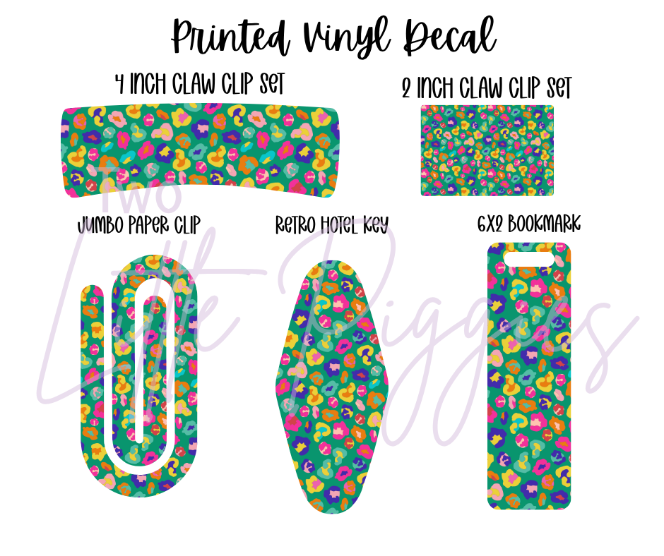 Printed Vinyl - Neon Retro