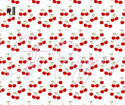 Printed Vinyl - 4th of July - Cherries