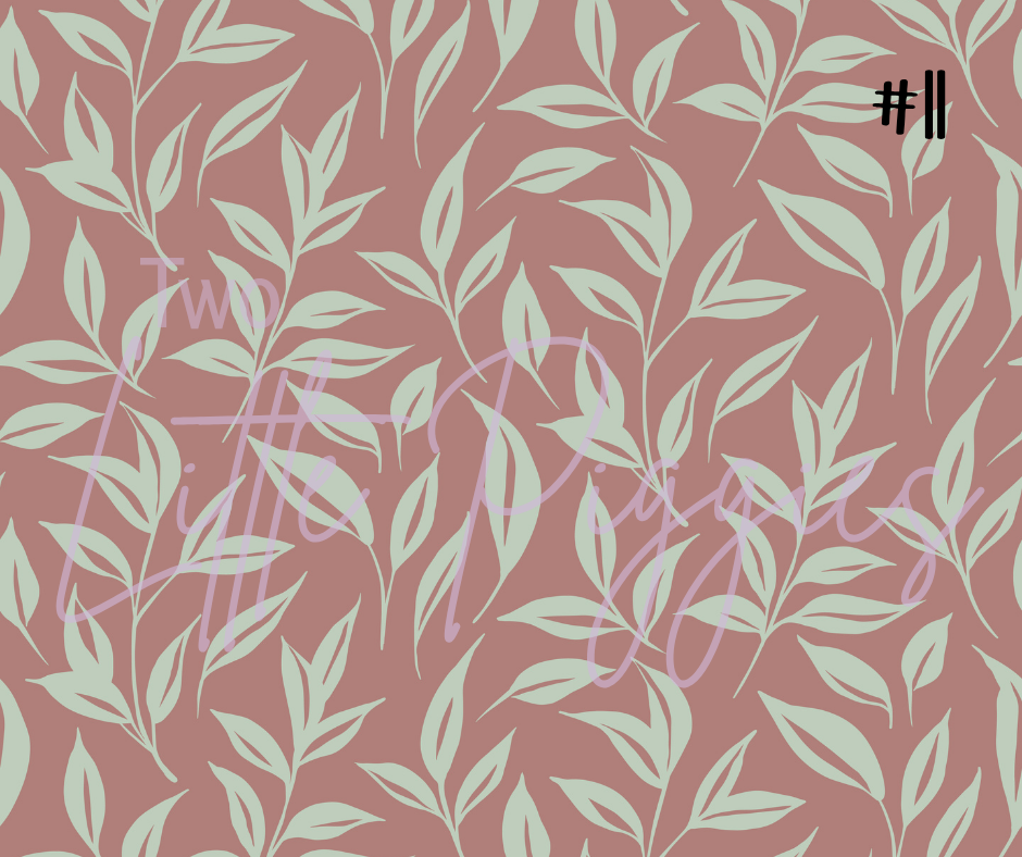 Printed Vinyl - Berry Mint Boho