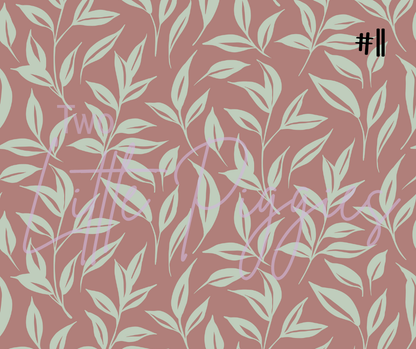 Printed Vinyl - Berry Mint Boho