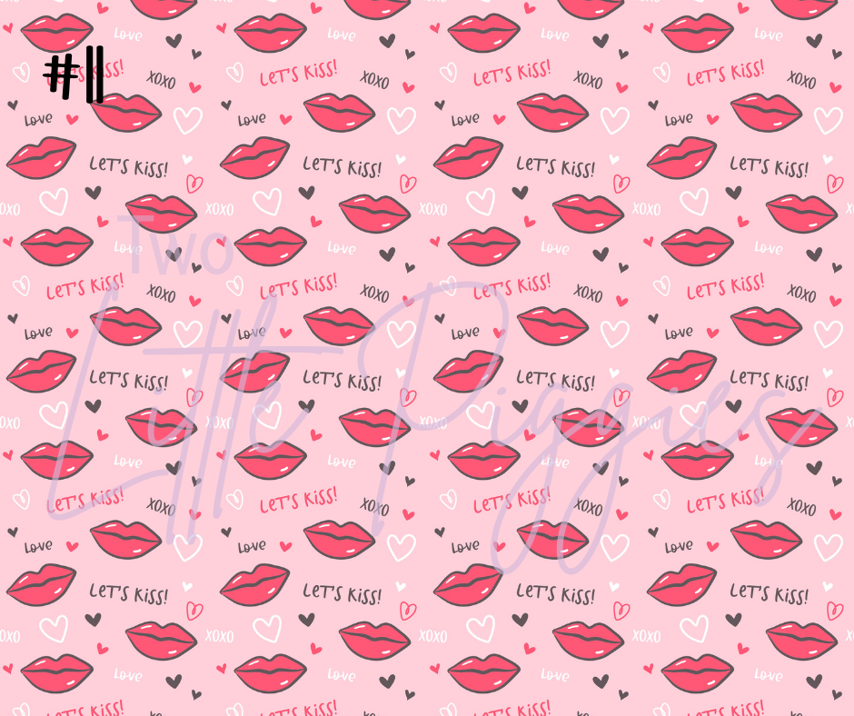 Printed Vinyl - Valentine - Be My Valentine