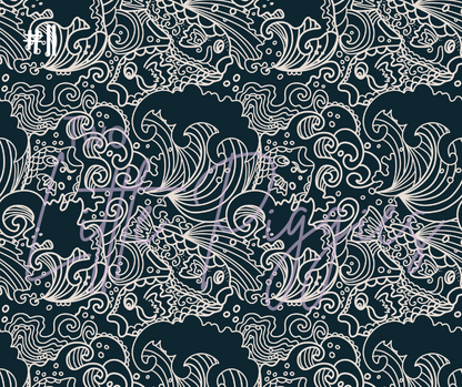 Printed Vinyl - Japanese Patterns