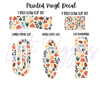 Printed Vinyl - Let's Go Camping