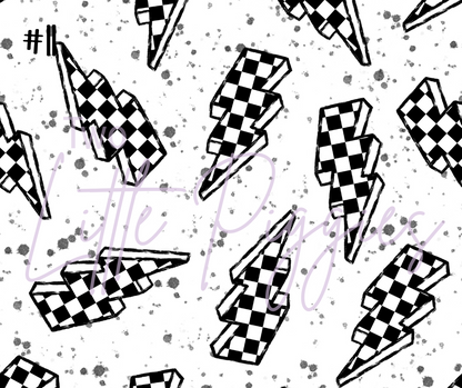 Printed Vinyl - Checkered Punk