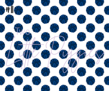 Printed Vinyl - Cheer - Pink and Navy