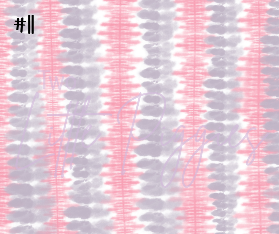 Printed Vinyl - Pastel Tie Dye