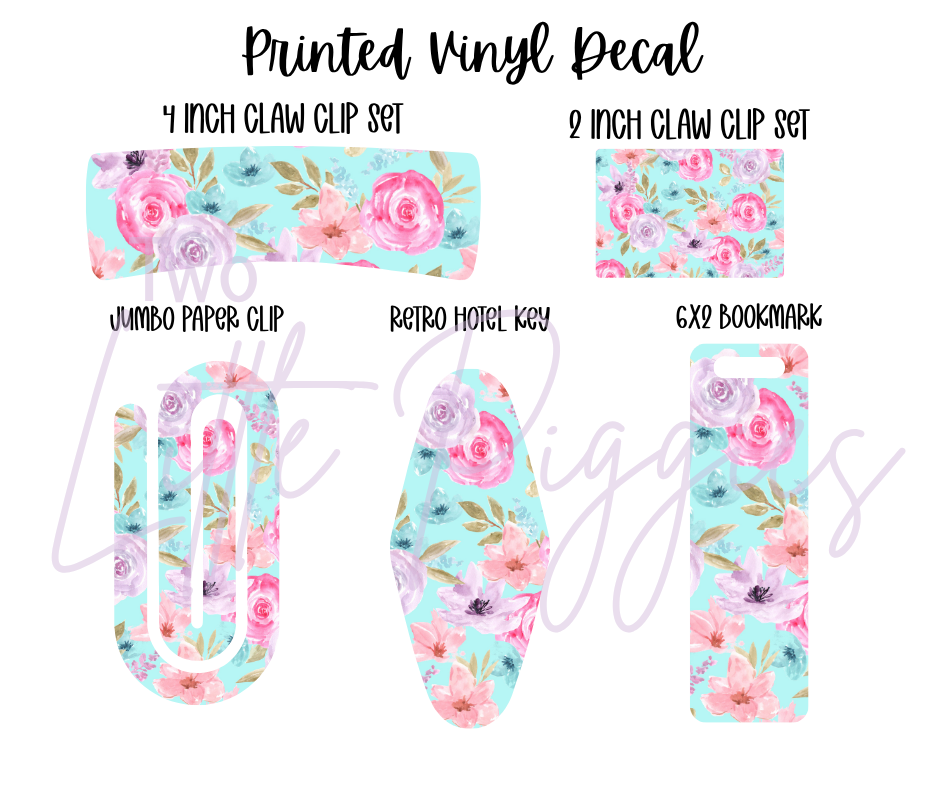 Printed Vinyl - Blissful Floral
