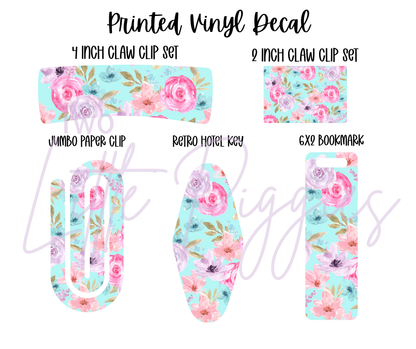 Printed Vinyl - Blissful Floral