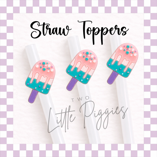 3D Printed - Straw Topper - Frozen Treat