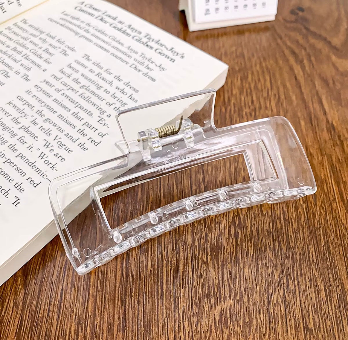 Clear Claw Clips (Set of 3)