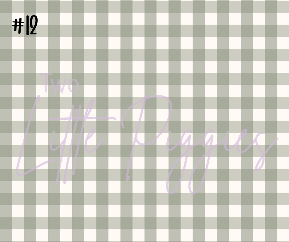 Printed Vinyl - Checkers - Fall