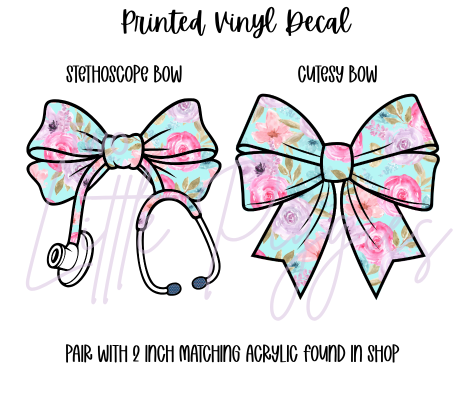 Printed Vinyl - Blissful Floral