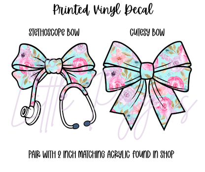 Printed Vinyl - Blissful Floral