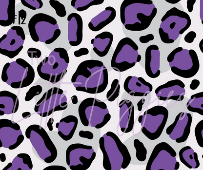 Printed Vinyl - Leopard Rainbow