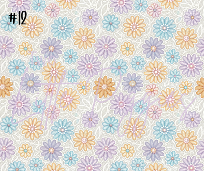 Printed Vinyl - Pastel Knit