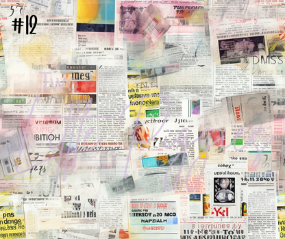 Printed Vinyl - Newspaper