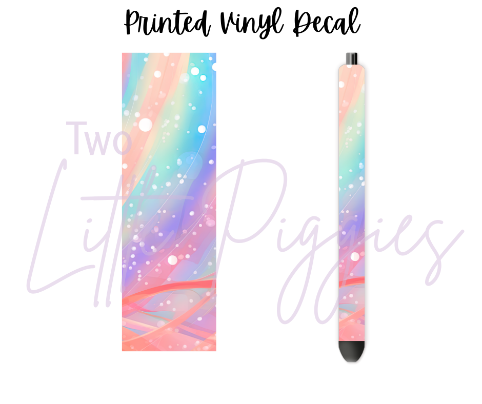 Printed Vinyl - Whimsy Pastel
