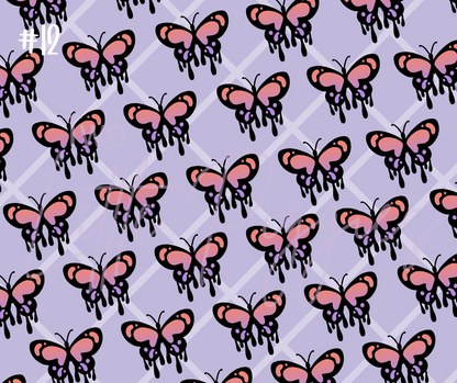 Printed Vinyl - Halloween Pastel Purple Collection