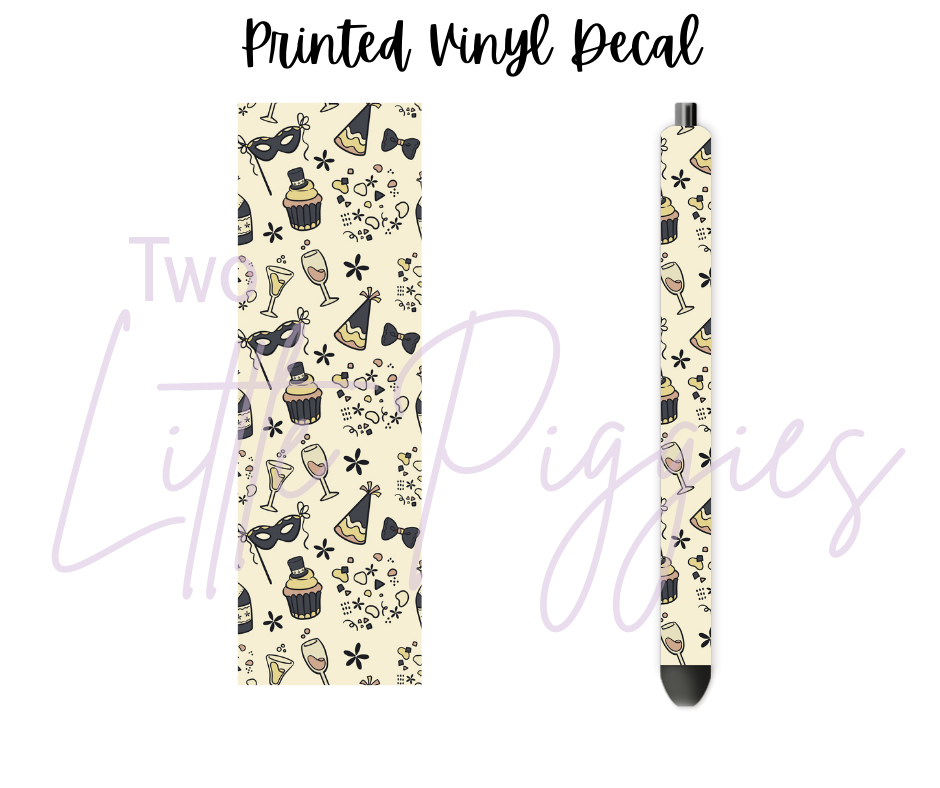 Printed Vinyl - Boho New Year