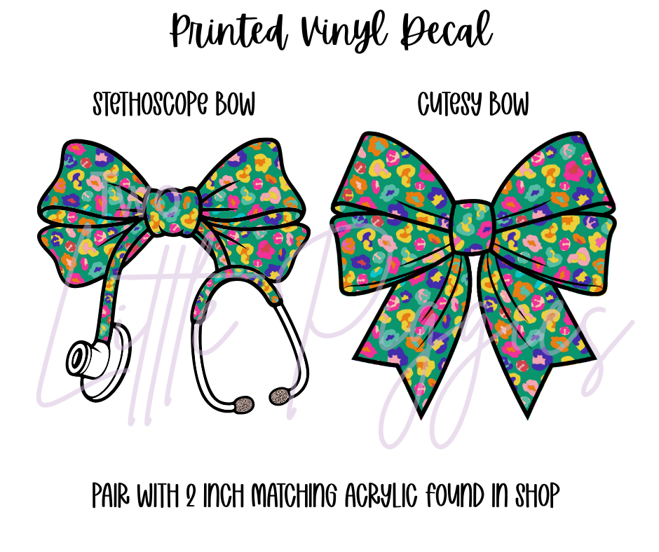 Printed Vinyl - Neon Retro