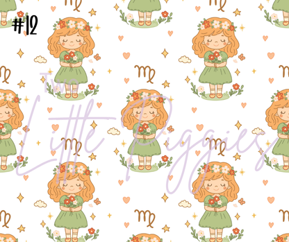Printed Vinyl - Baby Zodiac