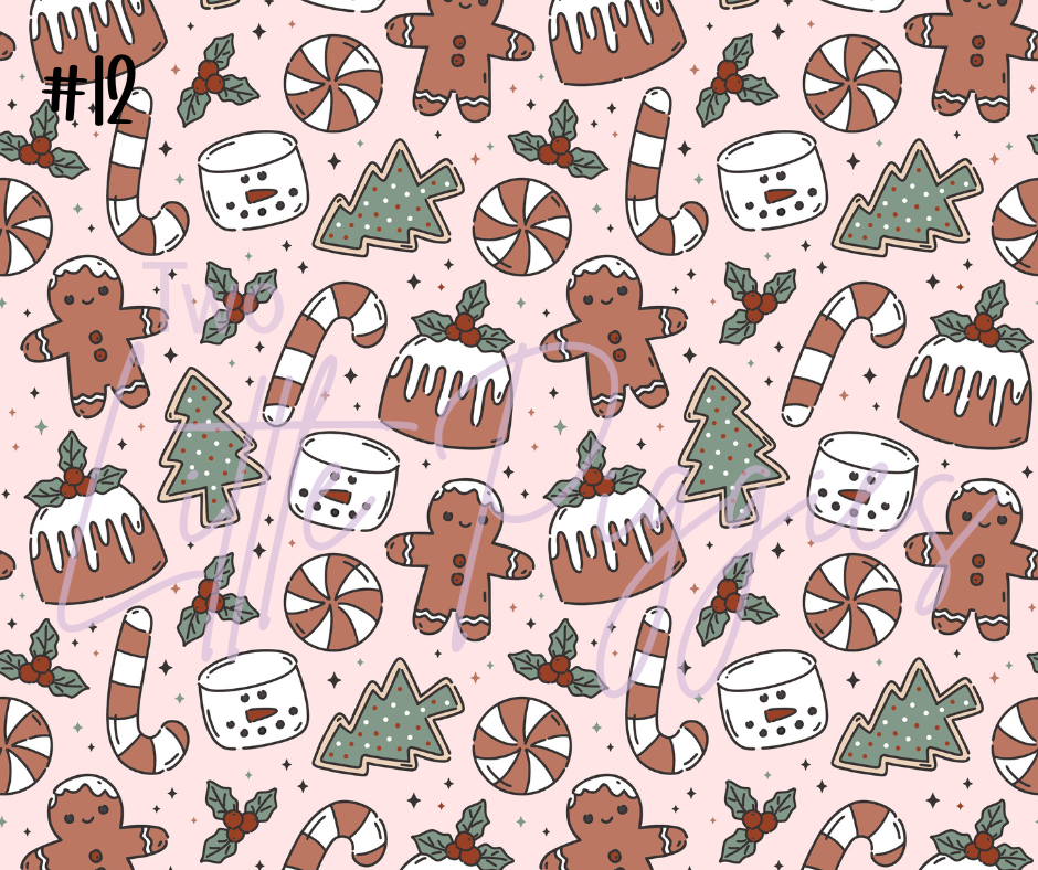 Printed Vinyl - Christmas Sweets