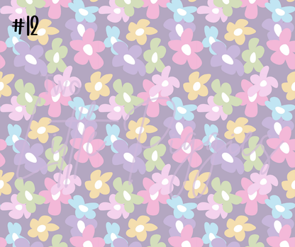 Printed Vinyl - Danish Pastels