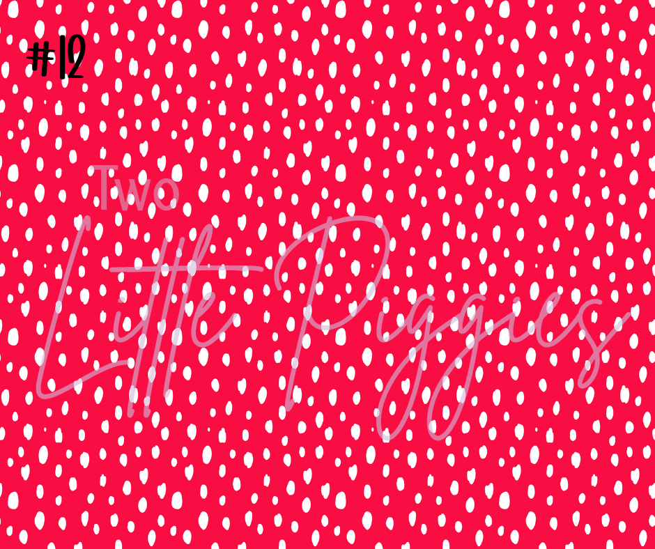 Printed Vinyl - Retro Pink Christmas