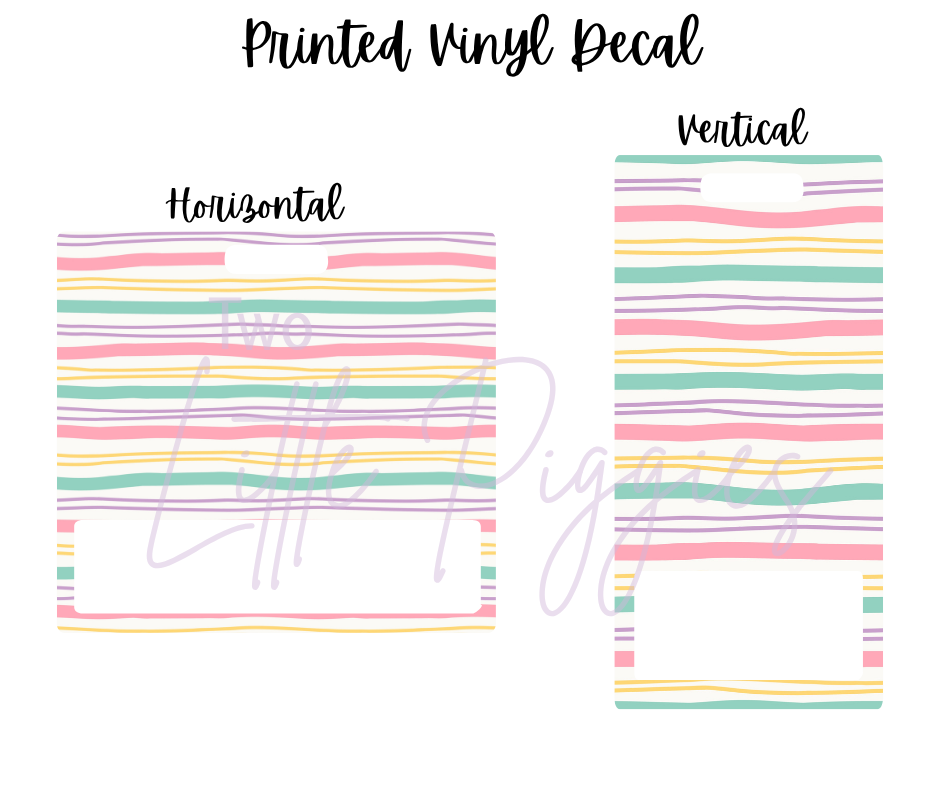 Printed Vinyl - Back to School - Pastel