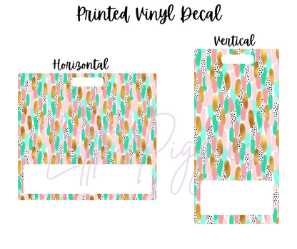 Printed Vinyl - Brushstokes