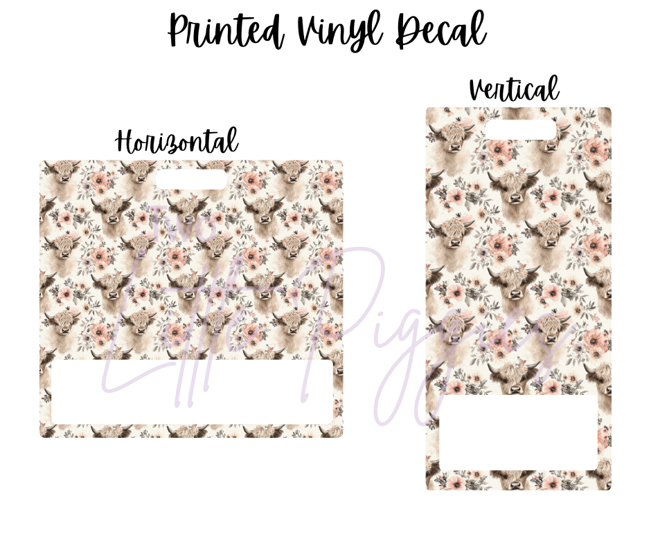 Printed Vinyl - Highland Cows