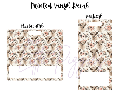 Printed Vinyl - Highland Cows