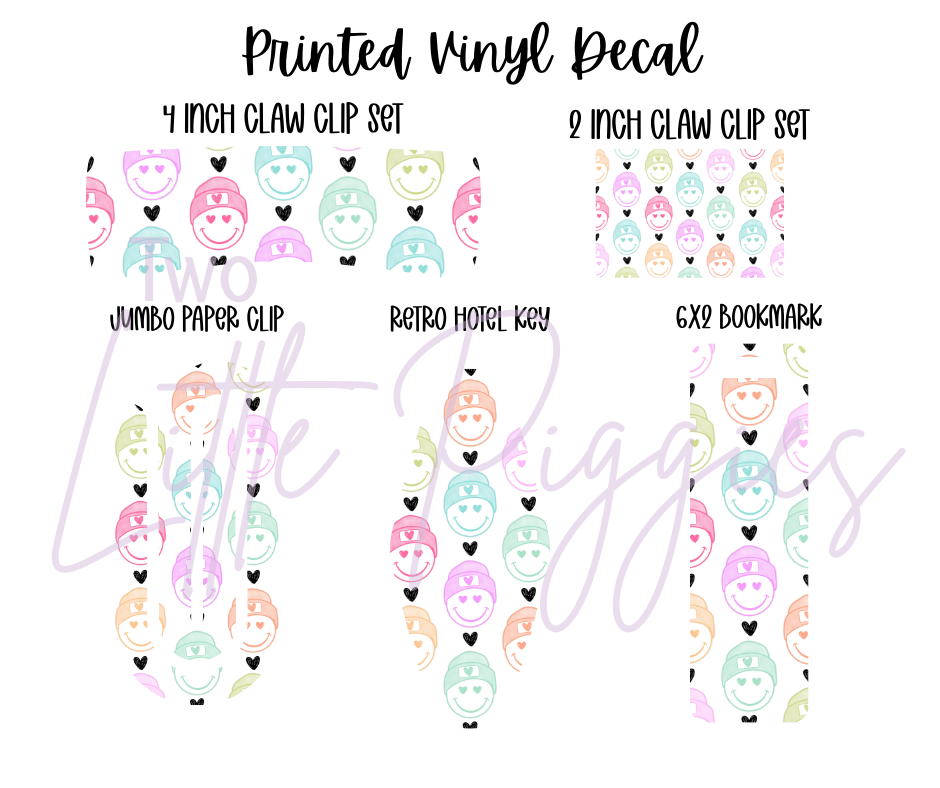 Printed Vinyl - Bright Valentine