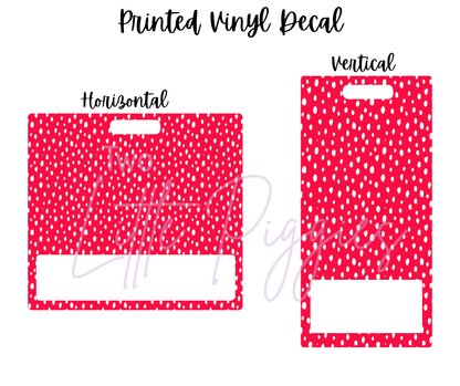 Printed Vinyl - Retro Pink Christmas