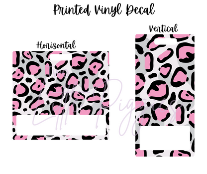 Printed Vinyl - Leopard Rainbow