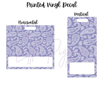 Printed Vinyl - Pastel Paisley