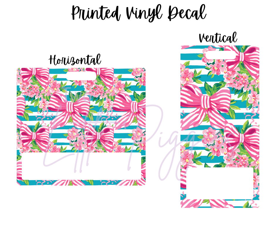 Printed Vinyl - Preppy Bows