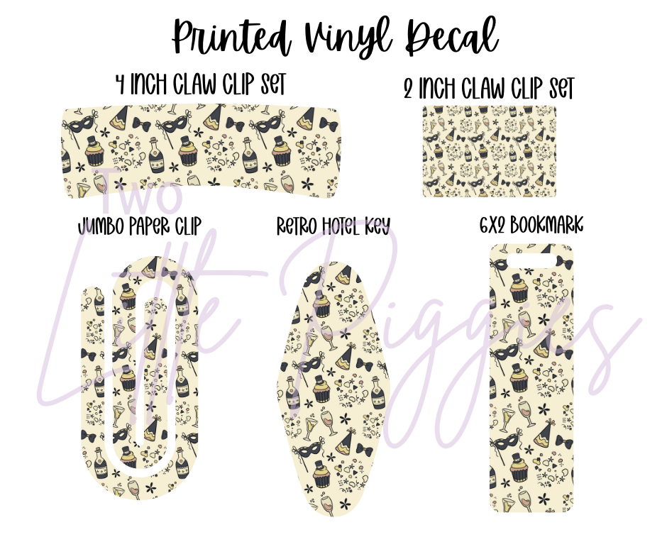 Printed Vinyl - Boho New Year