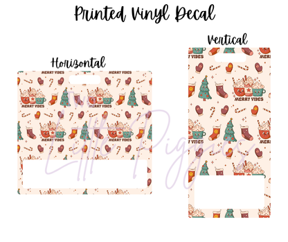 Printed Vinyl - Groovy Christmas