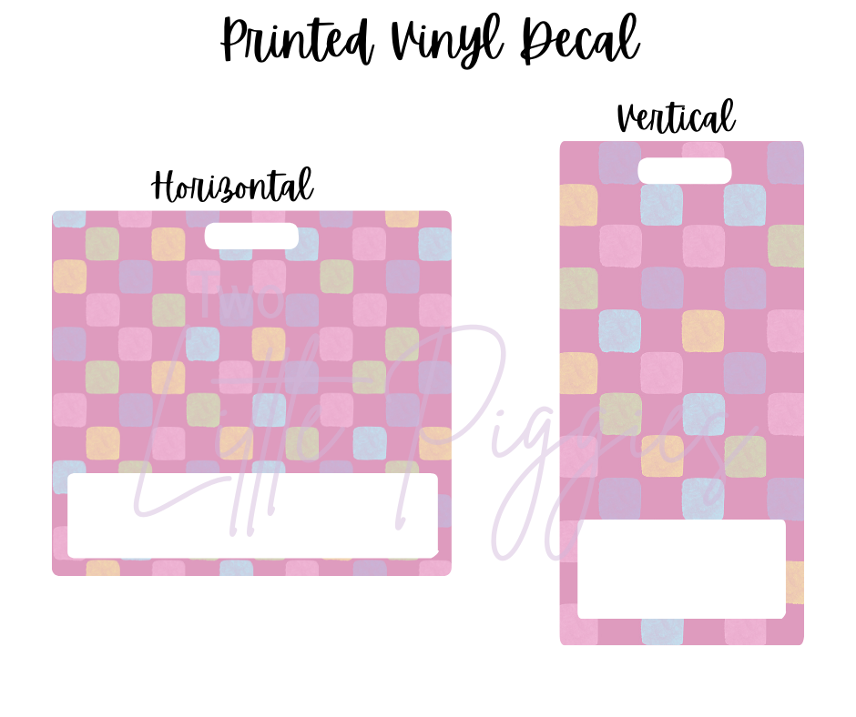 Printed Vinyl - Danish Pastels