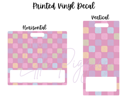 Printed Vinyl - Danish Pastels