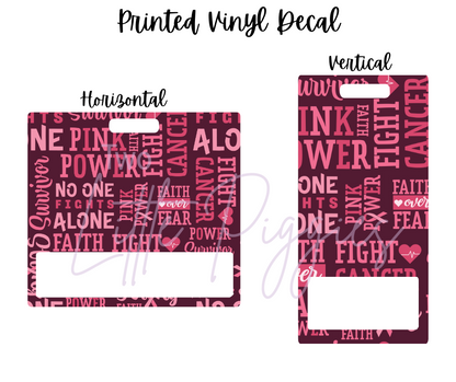 Printed Vinyl - Breast Cancer Awareness 2