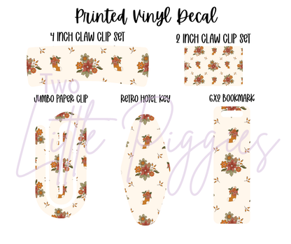 Printed Vinyl - 70s Retro Christmas
