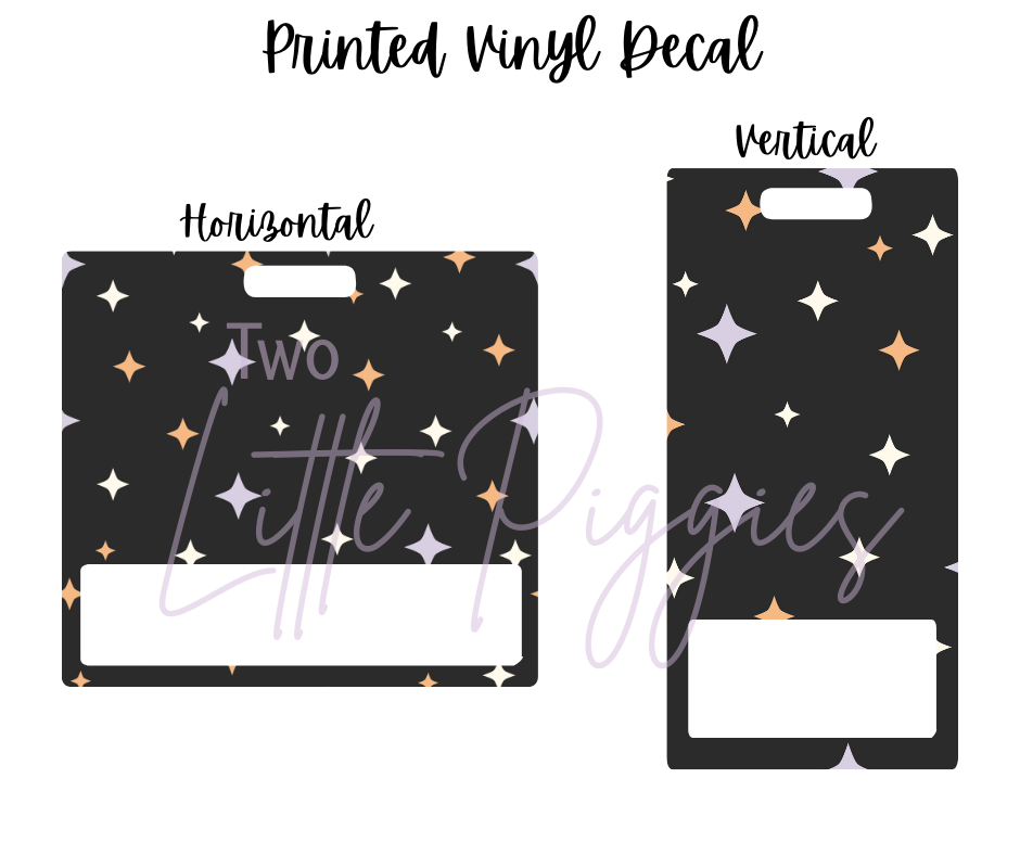 Printed Vinyl - Halloween Spooky Goose - Purple and Orange