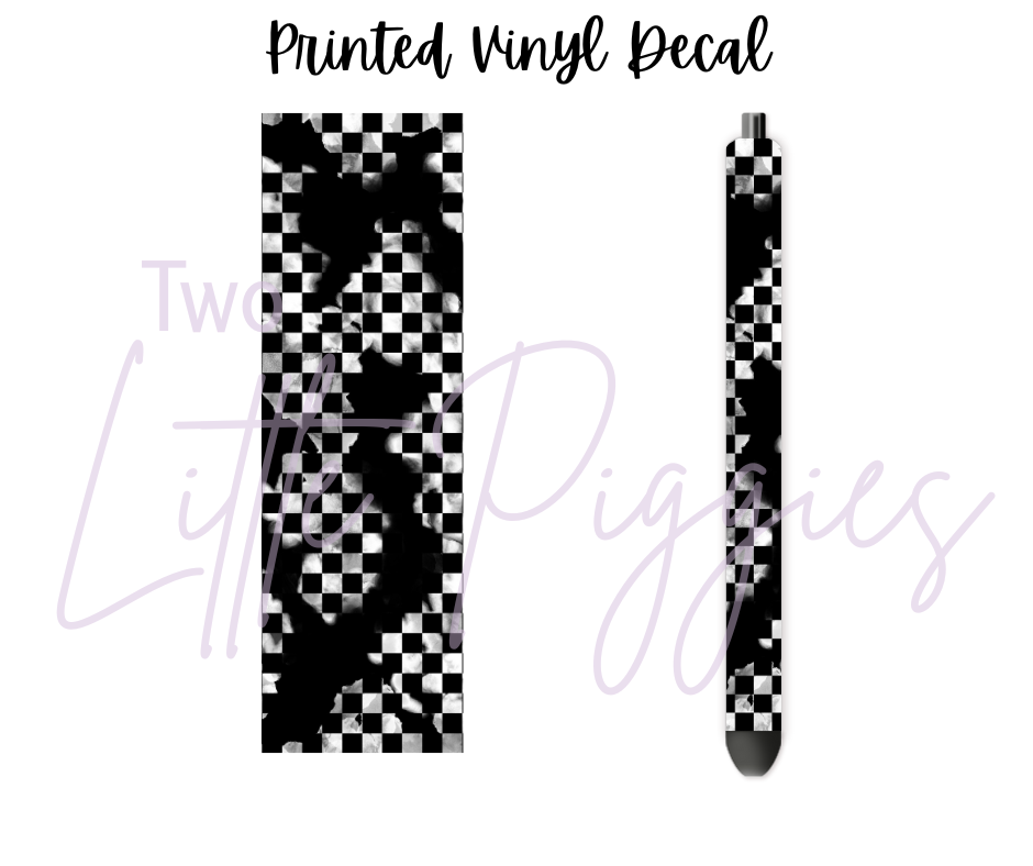 Printed Vinyl - Checkered Punk