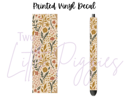 Printed Vinyl - Rustic Garden