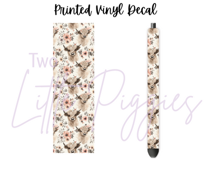 Printed Vinyl - Highland Cows