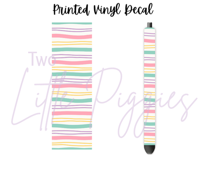 Printed Vinyl - Back to School - Pastel