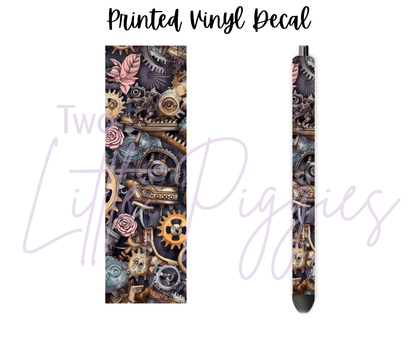 Printed Vinyl - Colorful Steampunk